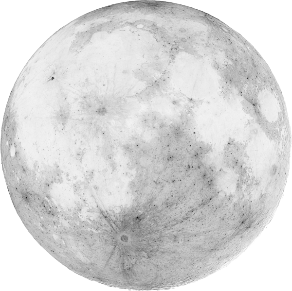 Луна без фона