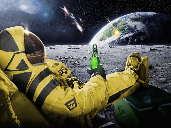 Космонавт Carlsberg