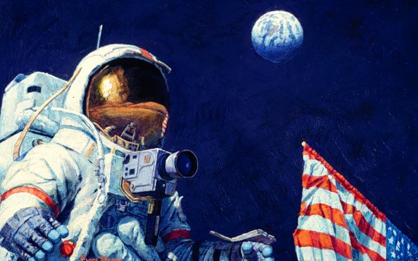 Алан Бин астронавт его картины