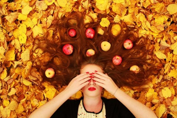 Фотосессия осенью оригинальная