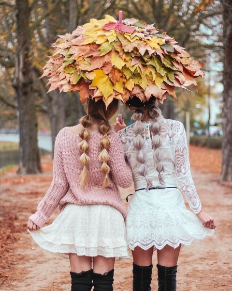 Креативная осенняя фотосессия