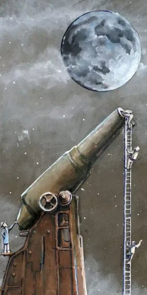 Жюль Верн путешествие на луну