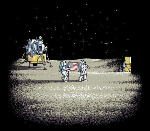 Американцы на Луне юмор