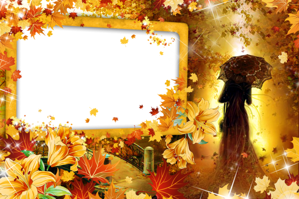 Фоторамка осень