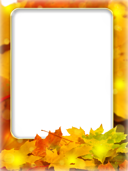 Осенняя рамка для текста