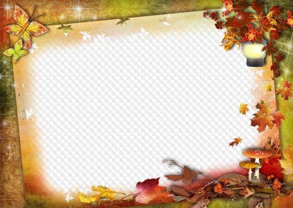 Осенние рамки для фотографий