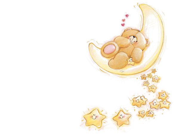 Мишка на месяце