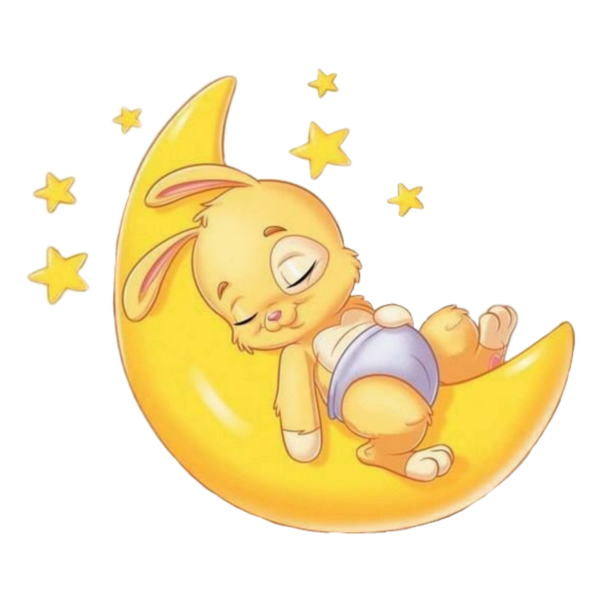 Зайчик спит на Луне