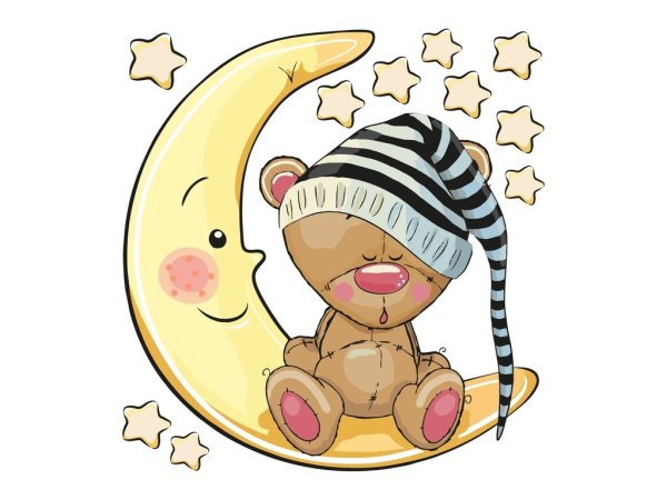 Мишка на месяце