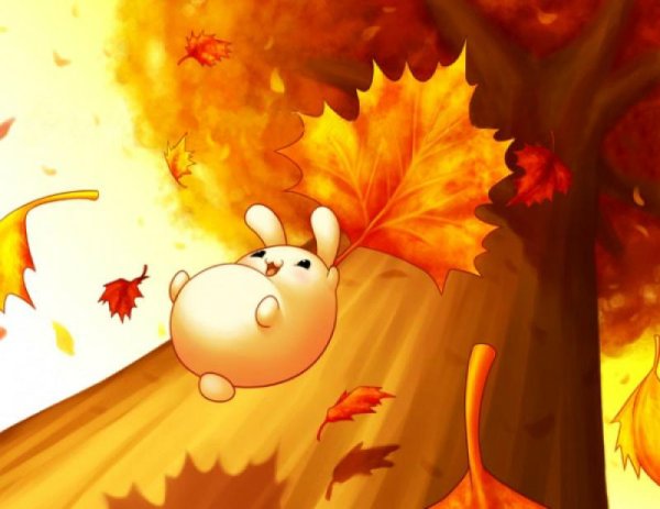 Прикольные рисунки на тему осень