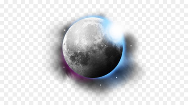 Луна на белом фоне