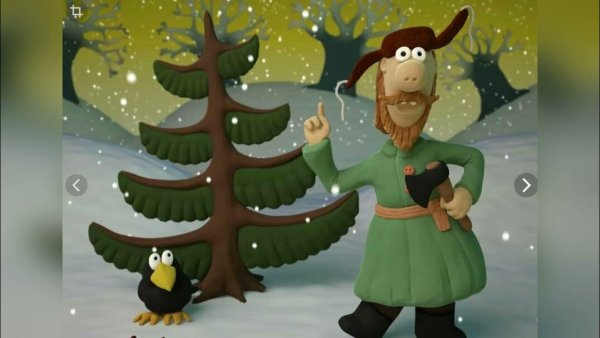 Советский мультфильм падал прошлогодний снег
