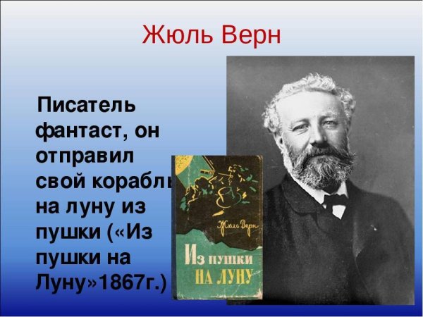 Писатель фантазия Жюль Верн