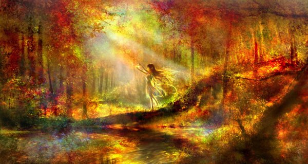 Волшебный осенний лес