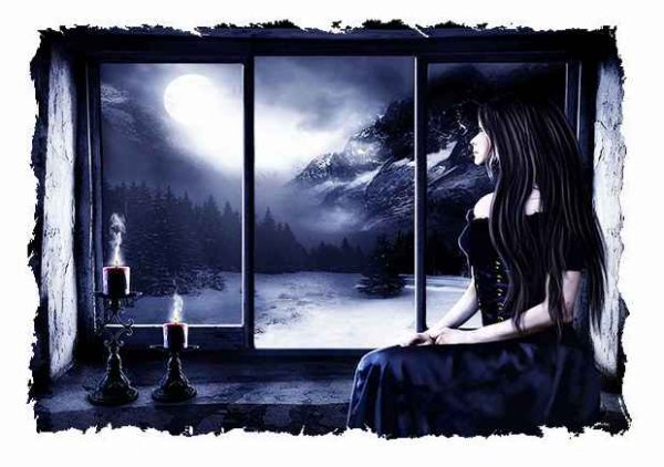 Лунная дорожка окно