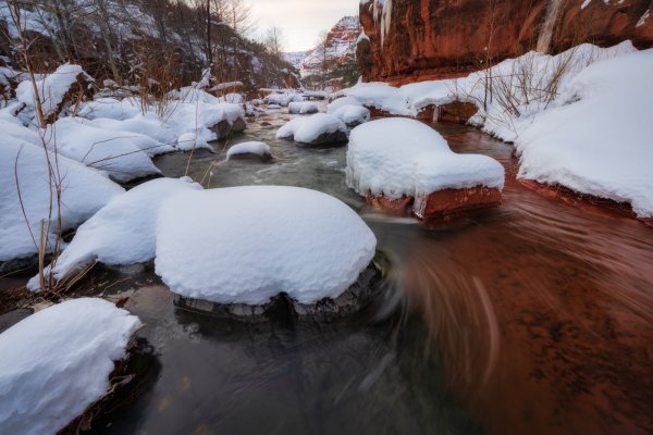 Зима вода