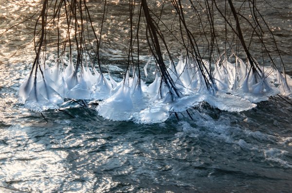Снег на воде