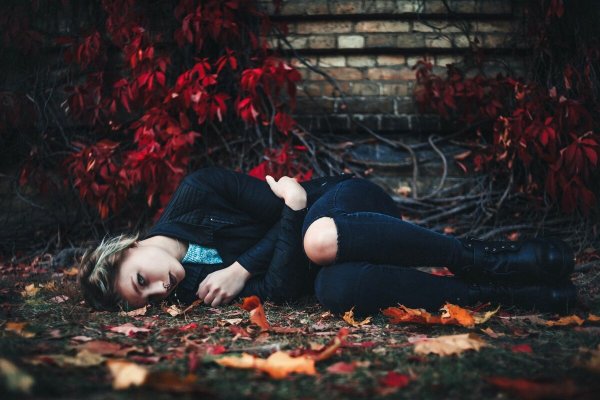 Депрессивная фотосессия