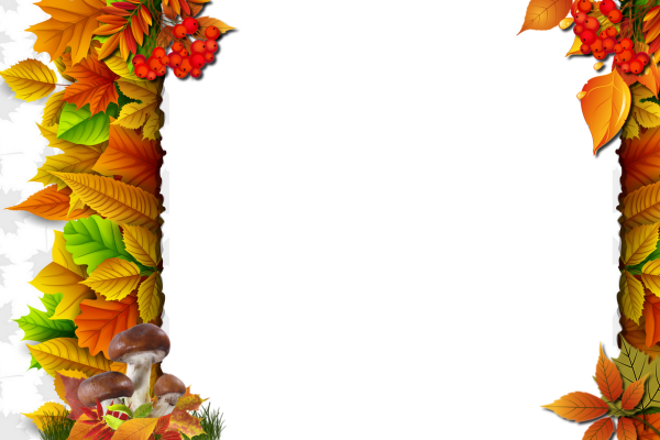 Осенние листья рамка