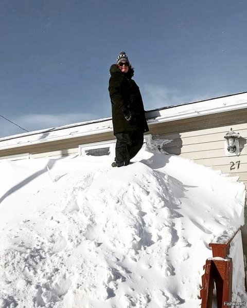 Самые большие сугробы