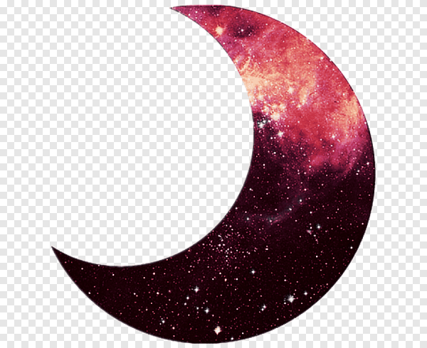 Месяц на белом фоне