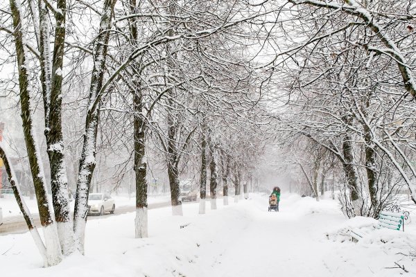 Белебей снег