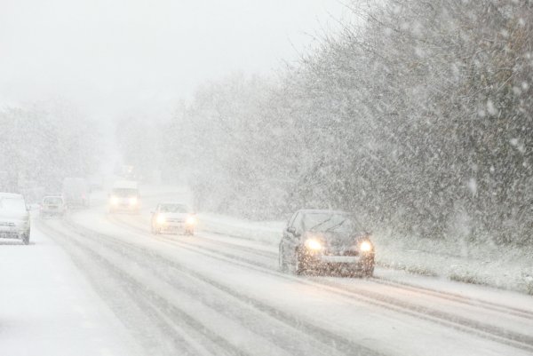 Сильный снегопад