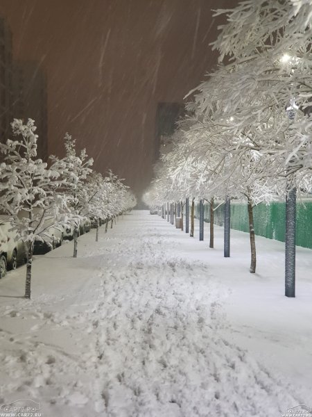 Снег в Тюмени