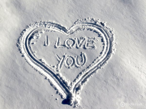 Красивые надписи на снегу