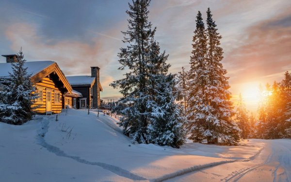 Зима в деревне