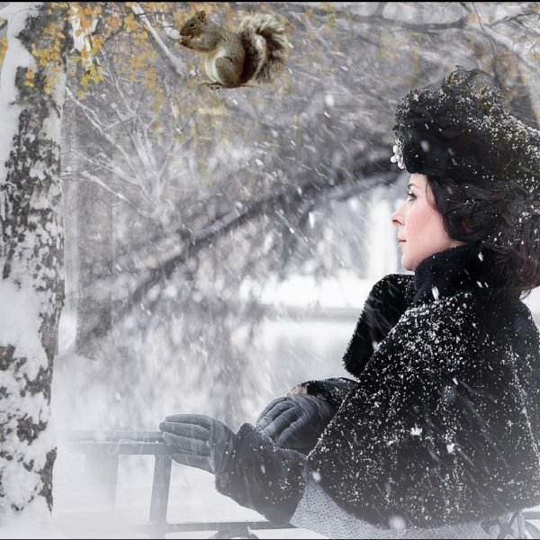 Фотосессия в метель