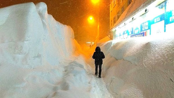 Норильск завалило снегом 2020