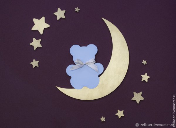 Аппликация полумесяц