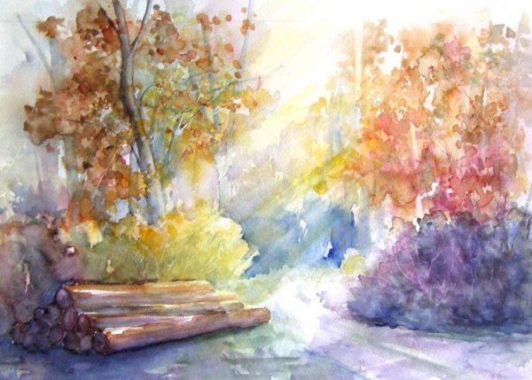 Акварели французской художницы Josette Marrel