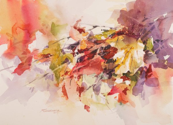 Абстрактная акварель