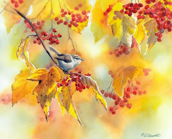 Сьюзен Бордет художник осеннее