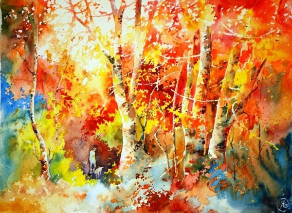 Анна Соколова художник акварели