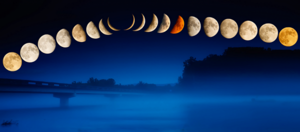 Луна новолуние и полнолуние