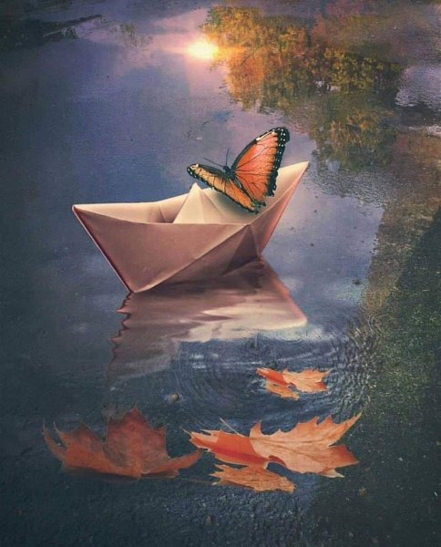 Бумажный кораблик