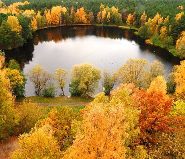 Осень озеро