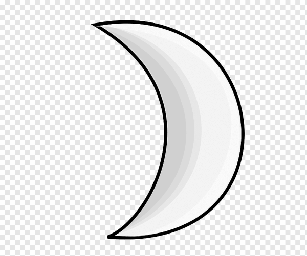 Полумесяц рисунок
