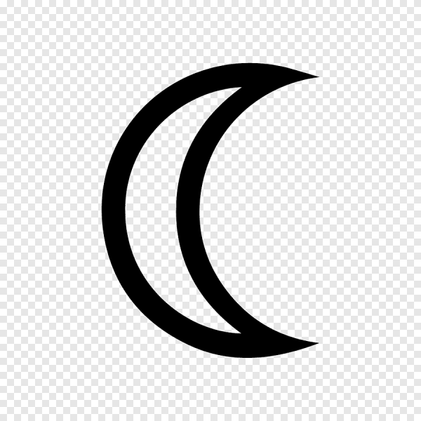 Луна алхимический символ