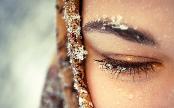 Снежинки на ресницах