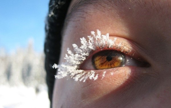 Снег на ресницах