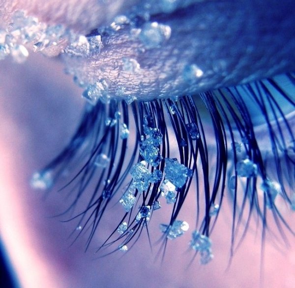 Снежинки на ресницах