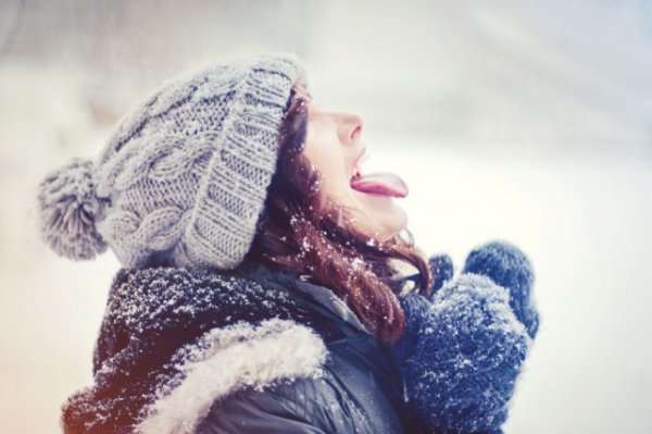 Снежинки ртом