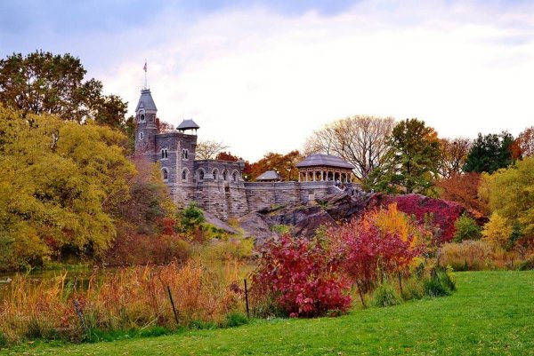 Золотая осень замки Чехии