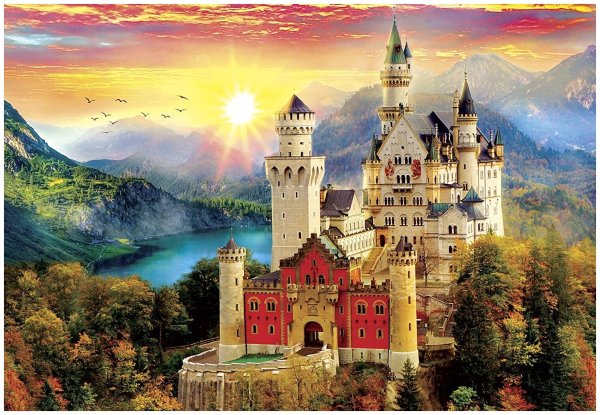 Пазл замок Нойшванштайн