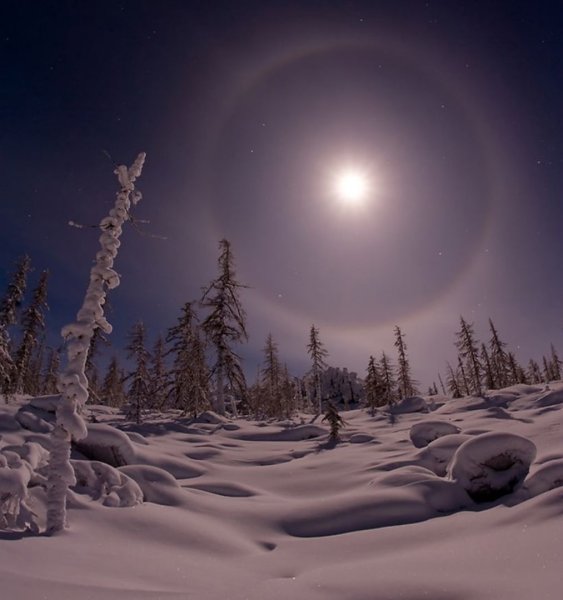 Северное сияние гало