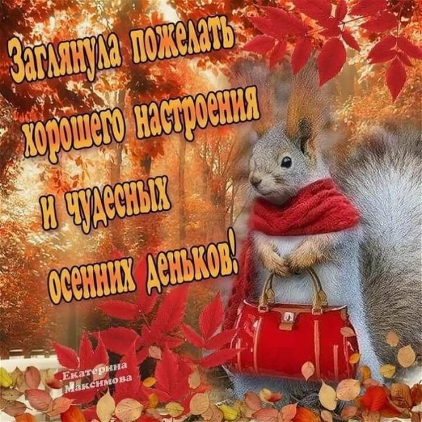 Отличного осеннего дея
